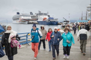 Hubo menos turistas en Tierra del Fuego