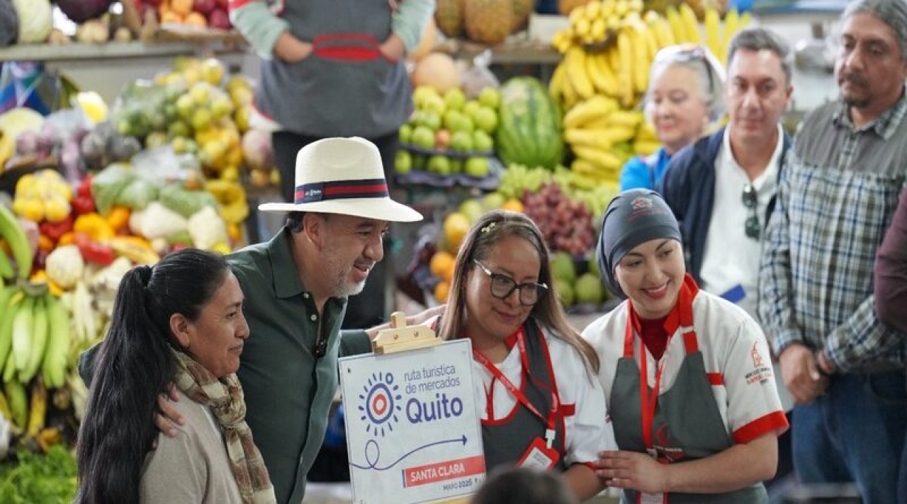 La ruta tur&iacute;stica de los mercados de Quito fortaleci&oacute; la econom&iacute;a local