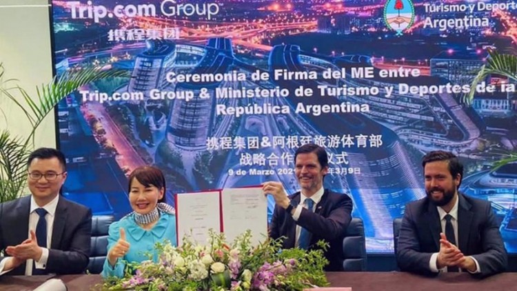 Argentina firmó un Memorando de Entendimiento con la plataforma de turismo más importante de China