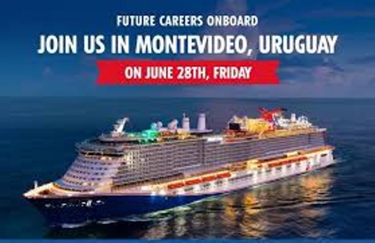 Carnival Cruise desembarcará en Uruguay generando empleo