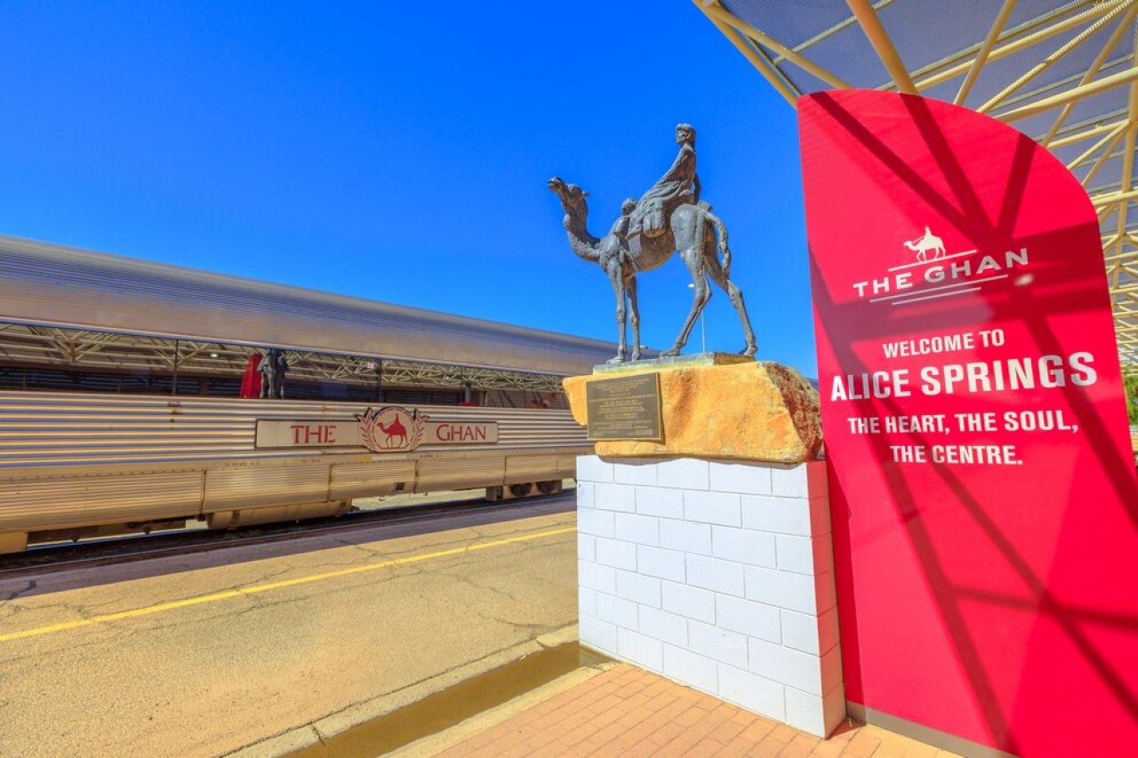El tren The Ghan recorre Australia de sur a norte