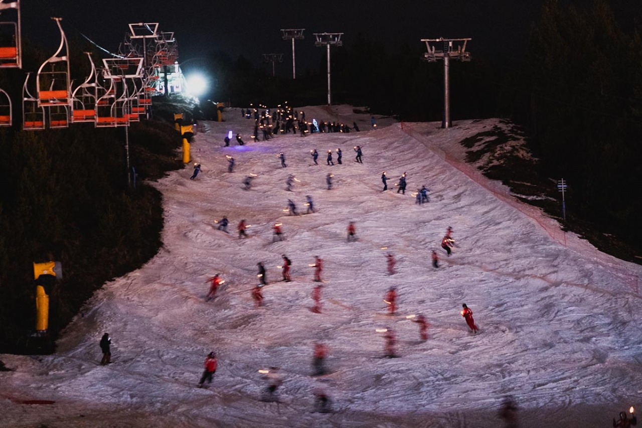 La nieve artificial sostuvo el éxito invernal barilochense
