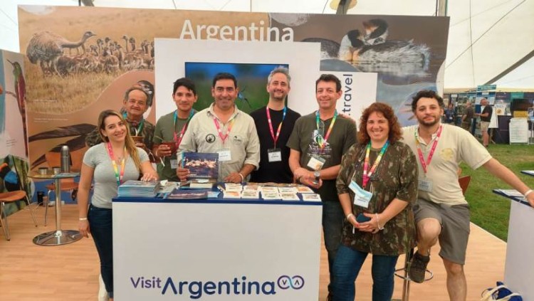 Participación celeste y blanca en la Global BirdFair 2022