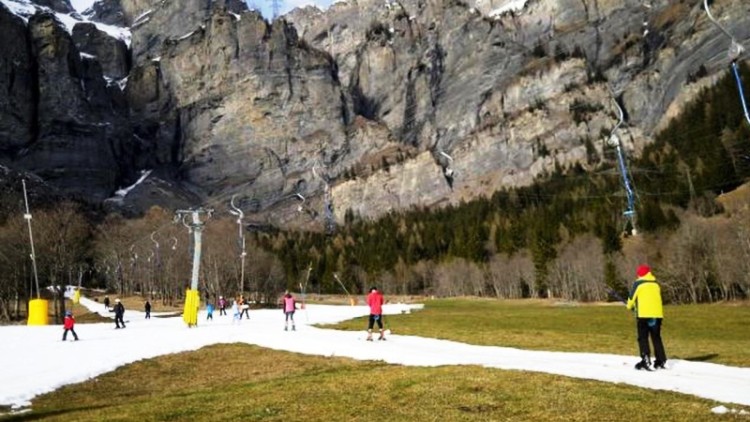 El cambio climático perjudica al turismo invernal suizo