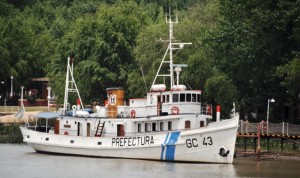 El buque escuela Mandubí de la Prefectura Naval arribará a Rosario